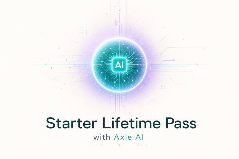 Starter Lifetime Pass with Axle AI